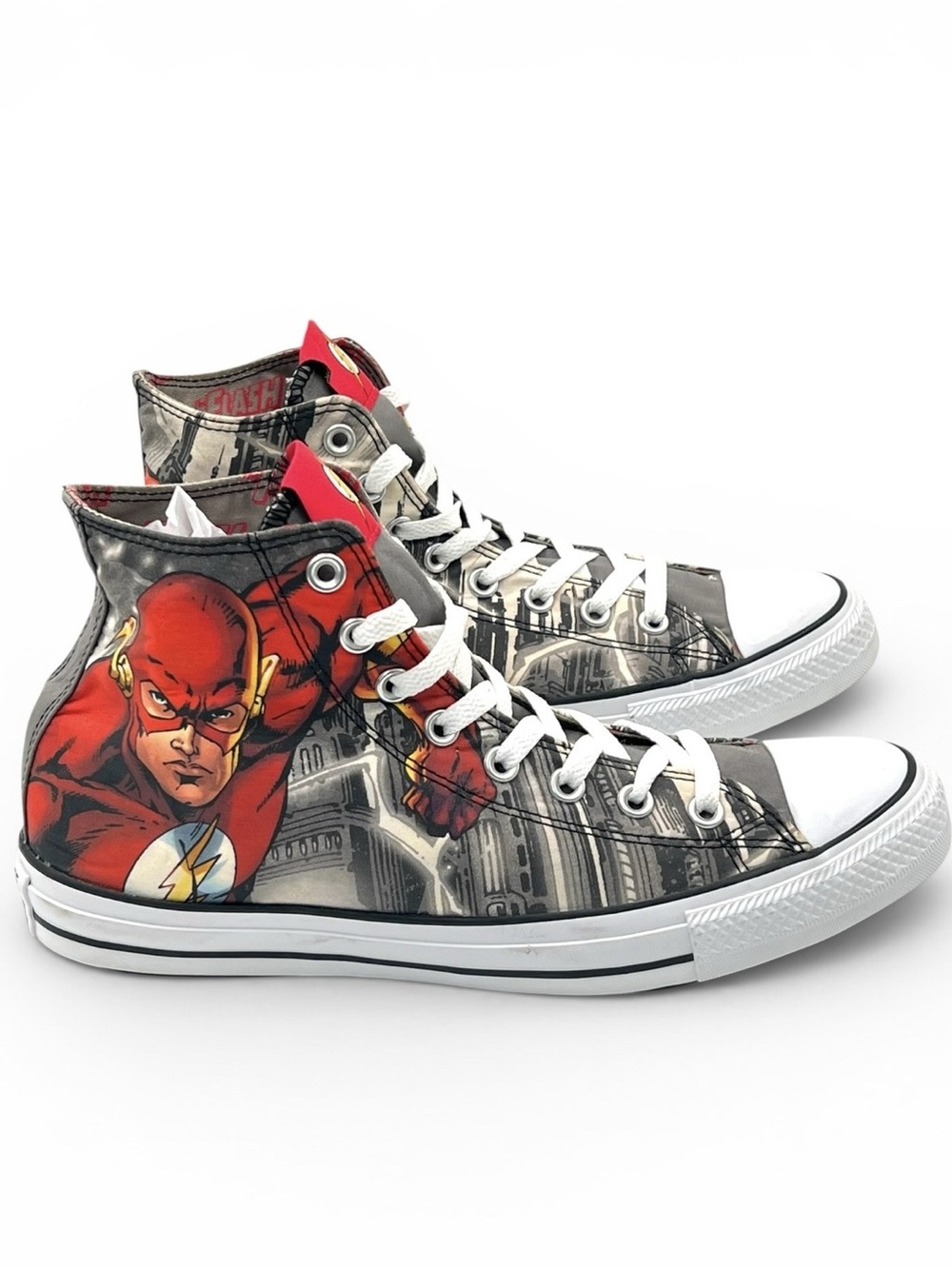 Converse Chuck Taylor All Star Flash DC Comics Collab High Top Sneakers M9 W11 L